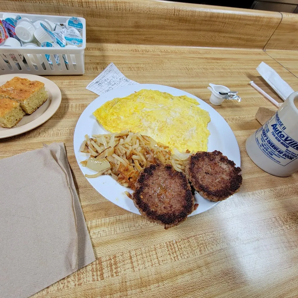 Cheese Omelette with Sausage